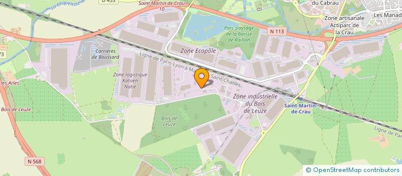 localisation de l'entreprise GIE CONVOI FOS CADARACHE à SAINT-MARTIN-DE-CRAU