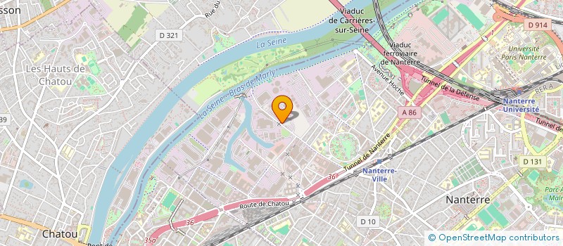 localisation de l'entreprise GIE COSEA à NANTERRE