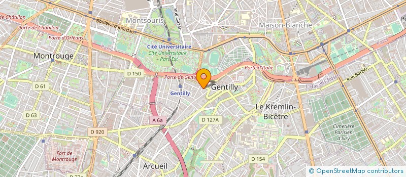 localisation de l'entreprise GIE CRAZY TIMES PRODUCTION à GENTILLY