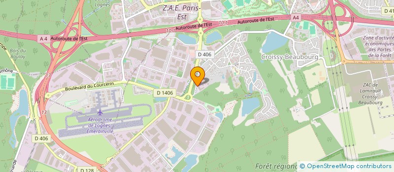 localisation de l'entreprise GIE CROISSY-BEAUBOURG  CROISSY-BEAUBOURG