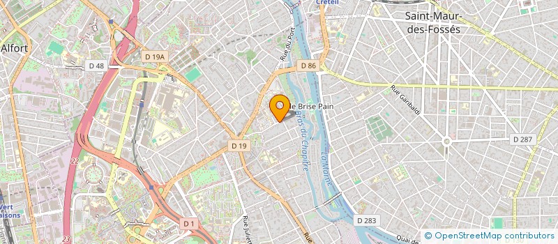 localisation de l'entreprise GIE D'IMAGERIE MEDICALE DE CRETEIL à CRETEIL