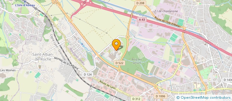 localisation de l'entreprise GIE D'IMAGERIE MEDICALE DU NORD-ISERE à BOURGOIN-JALLIEU