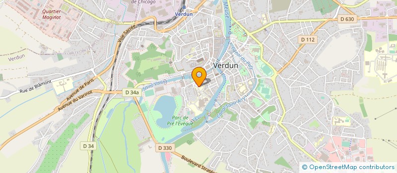 localisation de l'entreprise GIE D'IMAGERIE MEDICALE NORD MEUSIEN à VERDUN