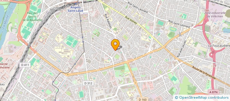 localisation de l'entreprise GIE D'ORGEMONT à ANGERS