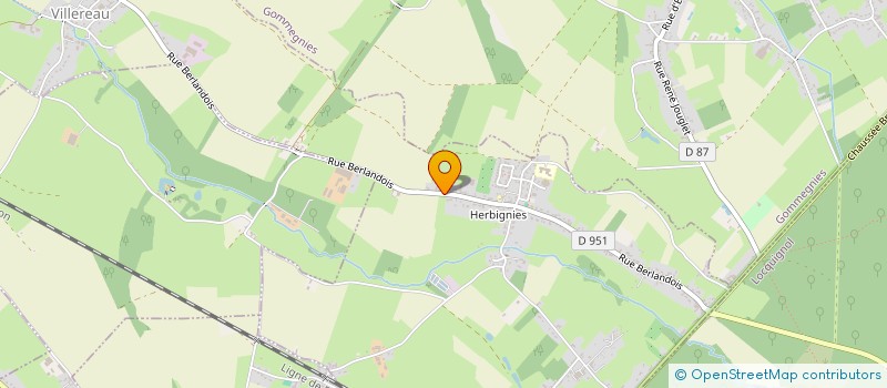 localisation de l'entreprise GIE D'ORSINVAL  ORSINVAL