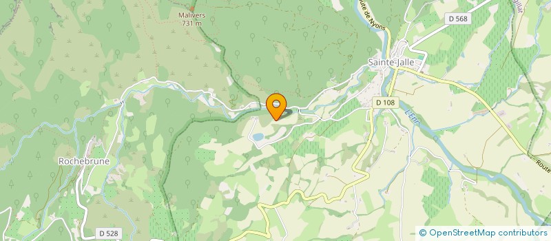 localisation de l'entreprise GIE D ULIVO E DE PAN  SAINTE-JALLE