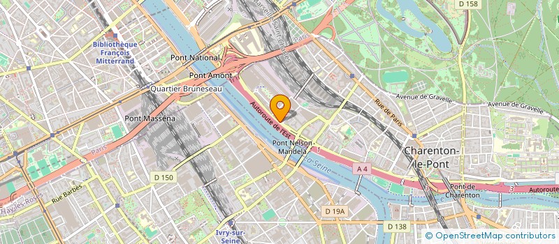 localisation de l'entreprise GIE D2 IRM BERCY  CHARENTON-LE-PONT