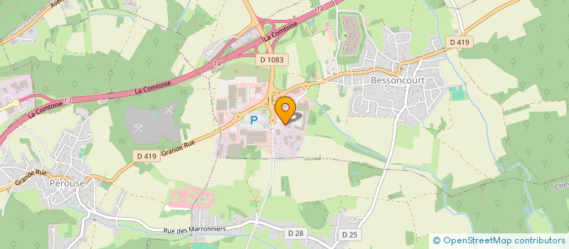 localisation de l'entreprise GIE DE BESSONCOURT à BESSONCOURT