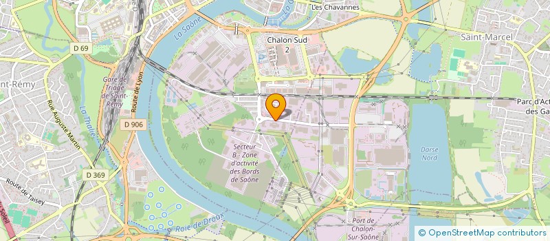 localisation de l'entreprise GIE DE CHALON SUR SAONE à CHALON-SUR-SAONE