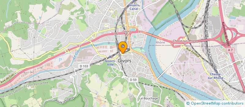 localisation de l'entreprise GIE DE CHAMPIGNY SUR MARNE  GIVORS