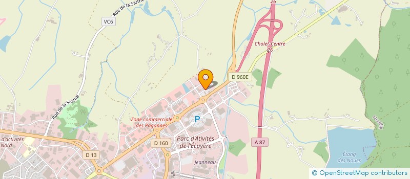 localisation de l'entreprise GIE DE CHOLET à CHOLET