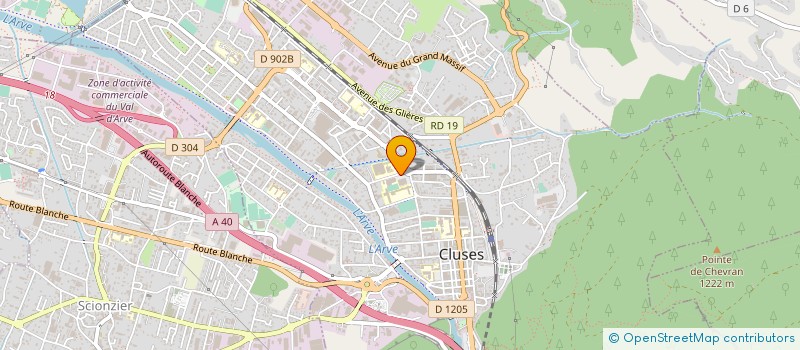 localisation de l'entreprise GIE DE CLUSES à CLUSES