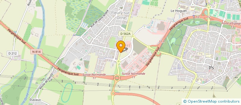 localisation de l'entreprise GIE DE FLEURY SUR ORNE  FLEURY-SUR-ORNE