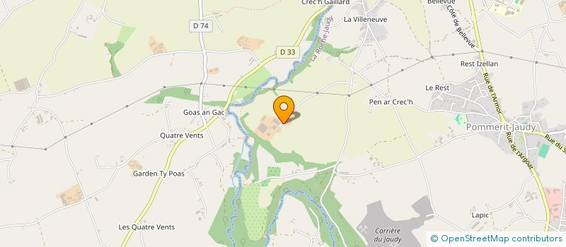 localisation de l'entreprise GIE DE KERLEGAN  LA ROCHE-JAUDY