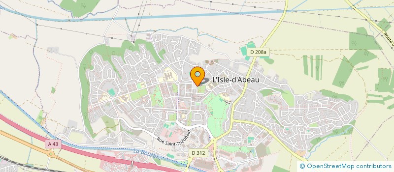 localisation de l'entreprise GIE DE L'ISLE D'ABEAU à L'ISLE-D'ABEAU