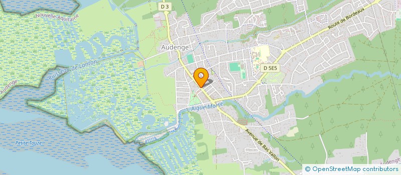 localisation de l'entreprise GIE DE LA COTE EST DU BASSIN D'ARCACHON  AUDENGE