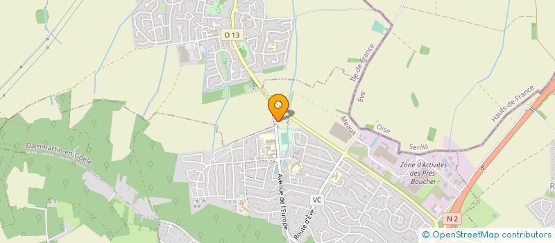 localisation de l'entreprise GIE DE LA GOELE  DAMMARTIN-EN-GOELE