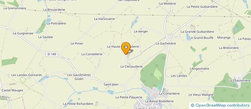 localisation de l'entreprise GIE DE LA HAUTE CLERJAUDERIE  CHEMILLE-EN-ANJOU