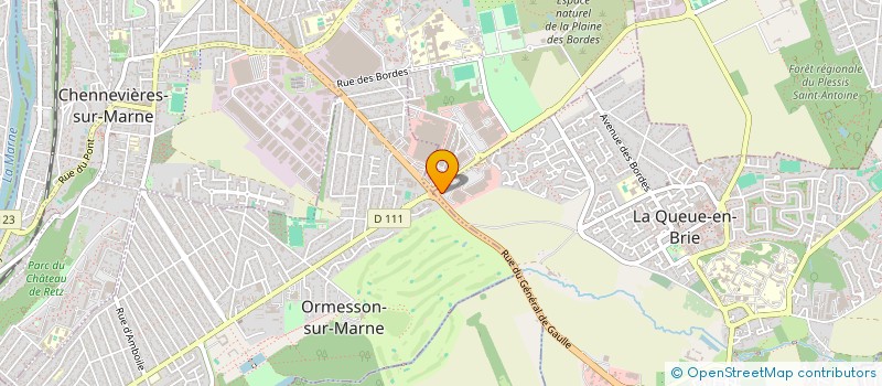 localisation de l'entreprise GIE DE LA QUEUE-EN-BRIE HIPPODROME  LA QUEUE-EN-BRIE