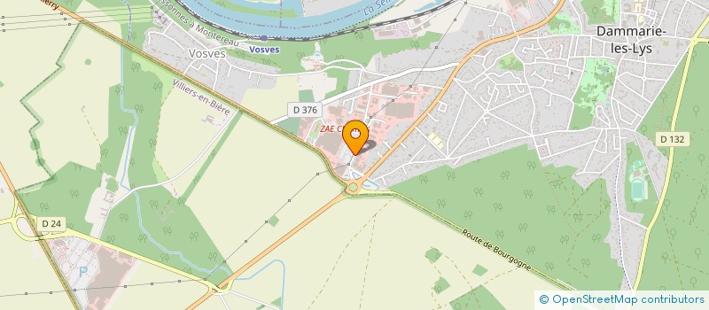 localisation de l'entreprise GIE DE LA ZONE DE CHAMLYS à DAMMARIE-LES-LYS