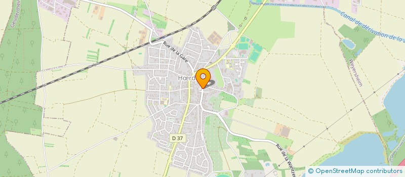 localisation de l'entreprise GIE DE LA ZONE INDUSTRIELLE DE HOERDT  HRDT