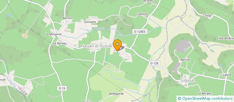 localisation de l'entreprise GIE DE LAFOND  NAUJAN-ET-POSTIAC