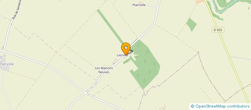 localisation de l'entreprise GIE  DE LIERVILLE  BEAUCE LA ROMAINE