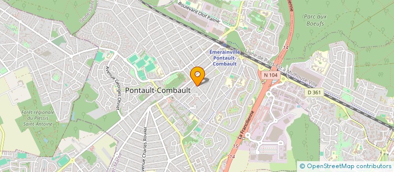 localisation de l'entreprise GIE DE PONTAULT COMBAULT à PONTAULT COMBAULT
