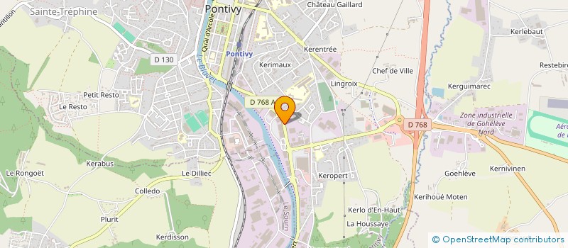 localisation de l'entreprise GIE DE PONTIVY à PONTIVY