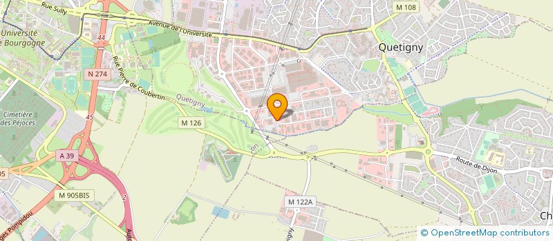 localisation de l'entreprise GIE DE QUETIGNY à QUETIGNY