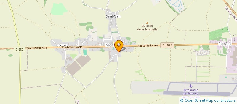 localisation de l'entreprise GIE DE SANTIN  ESTREES-MONS