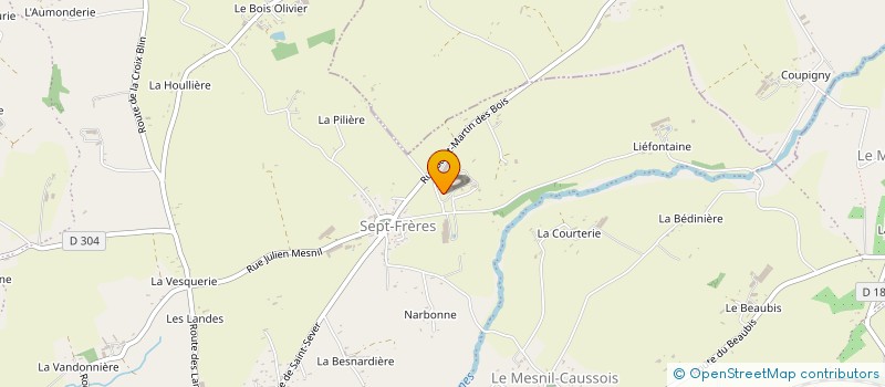 localisation de l'entreprise GIE DE SEPT FRERES  NOUES DE SIENNE