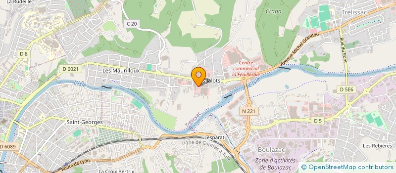 localisation de l'entreprise GIE DE TRELISSAC à TRELISSAC