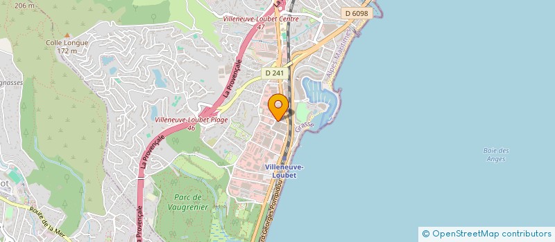 localisation de l'entreprise GIE DE VILLENEUVE LOUBET  VILLENEUVE-LOUBET