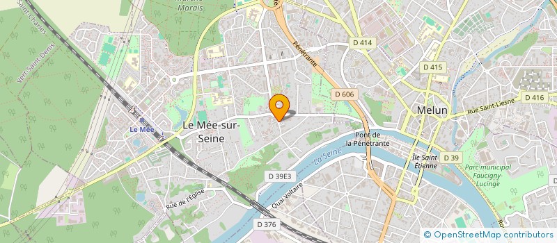 localisation de l'entreprise GIE DECOUPE DE VIANDES à LE MEE-SUR-SEINE