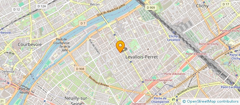 localisation de l'entreprise GIE DERMAE SERVICES à LEVALLOIS-PERRET