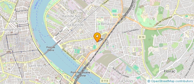 localisation de l'entreprise GIE DES AMBULANCIERS DE GIRONDE  BORDEAUX