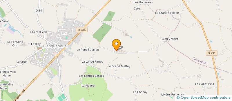 localisation de l'entreprise GIE DES BOIS  LAMBALLE-ARMOR