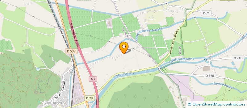 localisation de l'entreprise GIE DES CHEVRIERS DES ALPILLES à LAMANON