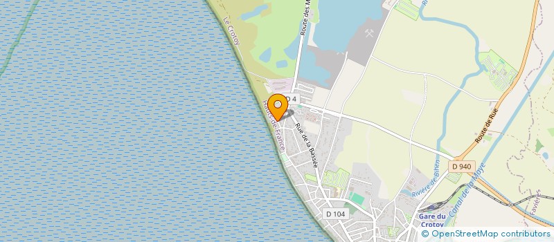 localisation de l'entreprise GIE DES CONCHYLICULTEURS DE LA BAIE DE SOMME à LE CROTOY