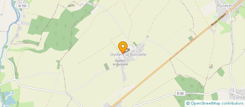 localisation de l'entreprise GIE DES COQUELICOTS  OVILLERS-LA-BOISSELLE