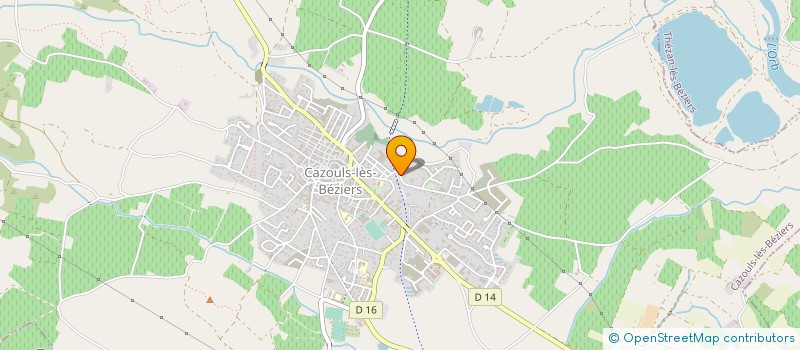 localisation de l'entreprise GIE DES DISTILLERIES ARTIS. BITERROIS à CAZOULS-LES-BEZIERS