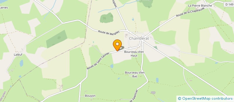localisation de l'entreprise GIE DES ELEVEURS DU PAYS DE CHAMBERAT à CHAMBERAT