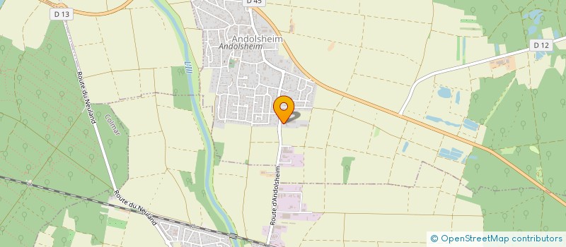 localisation de l'entreprise GIE DES IRRIGANTS D'ANDOLSHEIM  ANDOLSHEIM