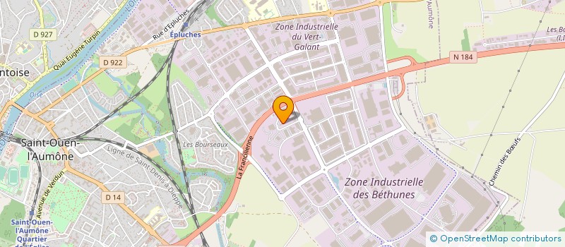localisation de l'entreprise GIE DES PARCS D'ACTIVITES DE SAINT OUEN L'AUMONE à SAINT-OUEN-L'AUMONE