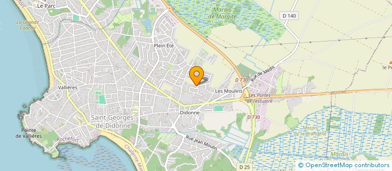 localisation de l'entreprise GIE DES PAYSANS MOULIN ESTUAIRES CHARENT à SAINT-GEORGES-DE-DIDONNE