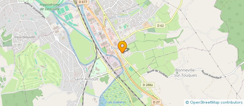 localisation de l'entreprise GIE DES PRODUCTEURS AUGERONS  TOUQUES