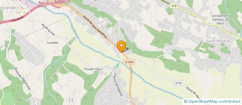 localisation de l'entreprise GIE DES PRODUITS BLEU BLANC COEUR DU GRAND SUD  MONTAUBAN