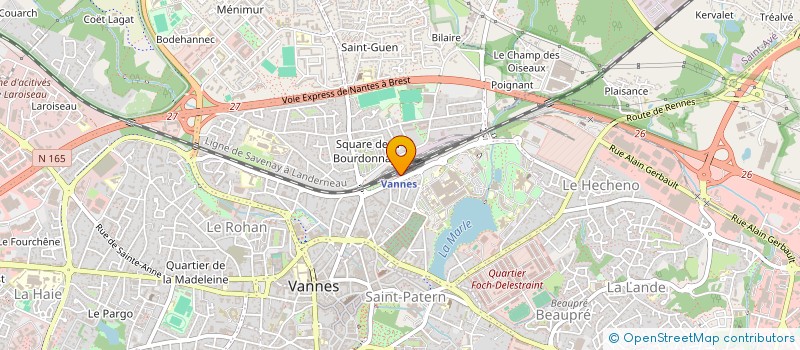 localisation de l'entreprise GIE DES RADIOS TAXIS VANNETAIS à VANNES