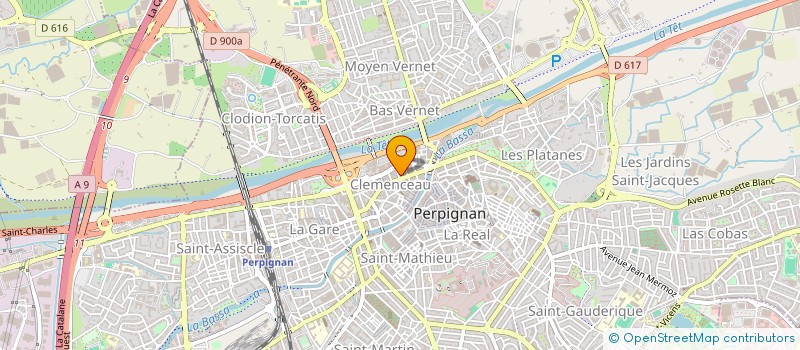 localisation de l'entreprise GIE DESMOULINS  PERPIGNAN